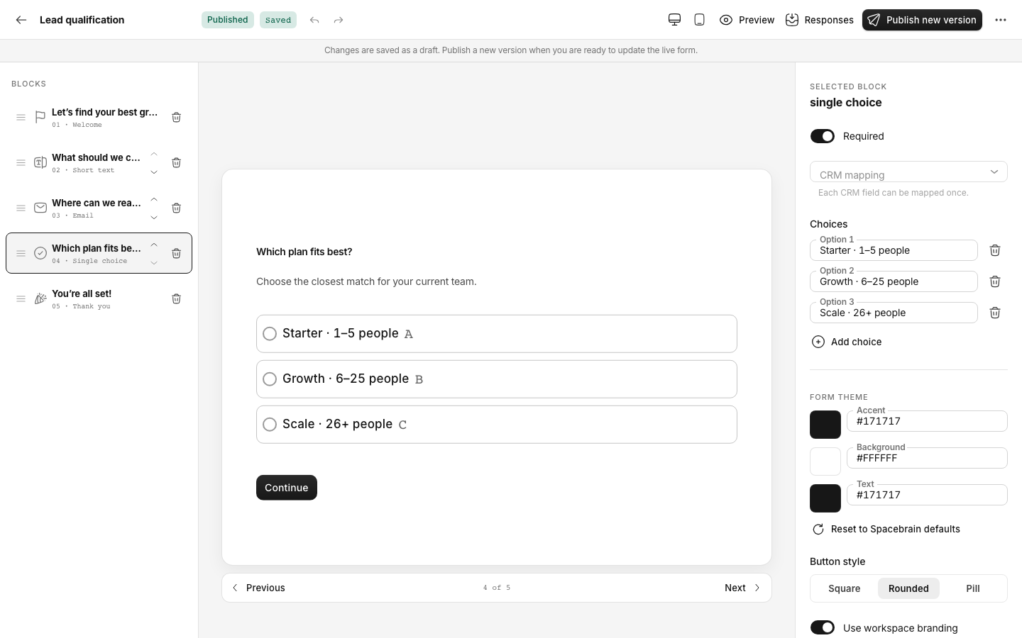 Build the enquiry around the work you actually do.